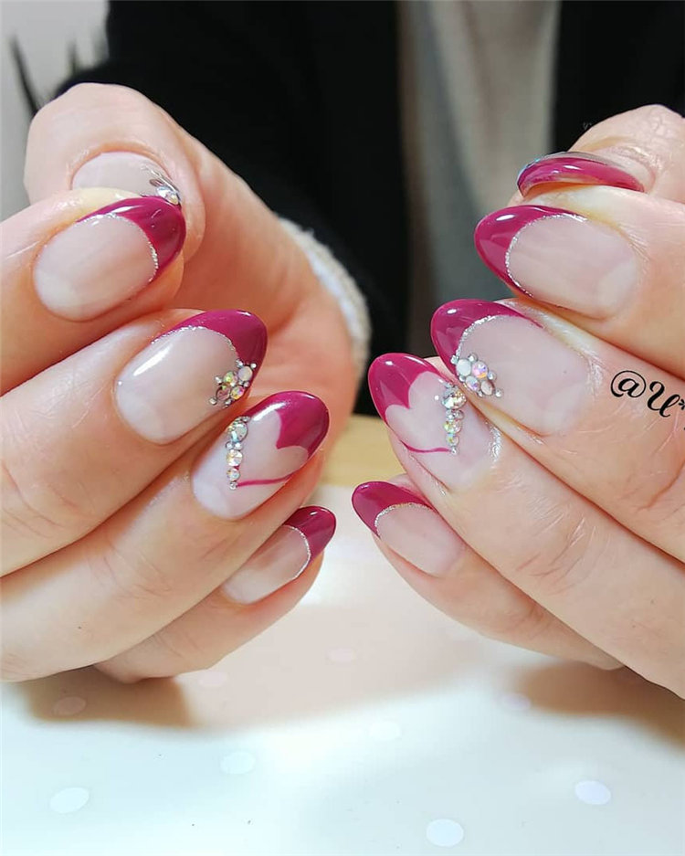 70+ French Manicure Ideas and Inspiration 2021, #FrenchManicure, #FrenchNails