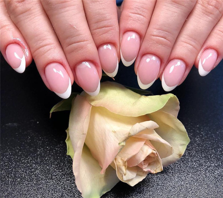 70+ French Manicure Ideas and Inspiration 2021, #FrenchManicure, #FrenchNails