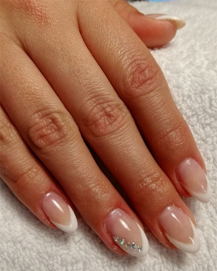 70+ French Manicure Ideas and Inspiration 2021, #FrenchManicure, #FrenchNails