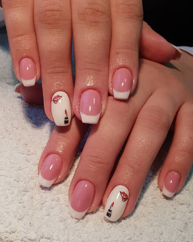 70+ French Manicure Ideas and Inspiration 2021, #FrenchManicure, #FrenchNails