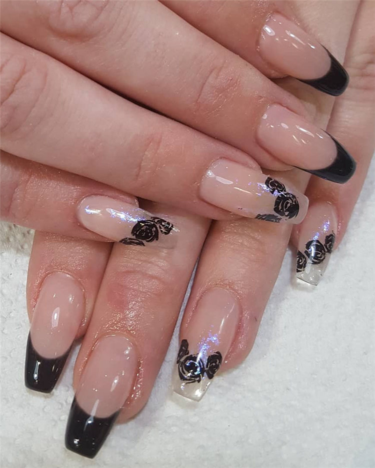 70+ French Manicure Ideas and Inspiration 2021, #FrenchManicure, #FrenchNails
