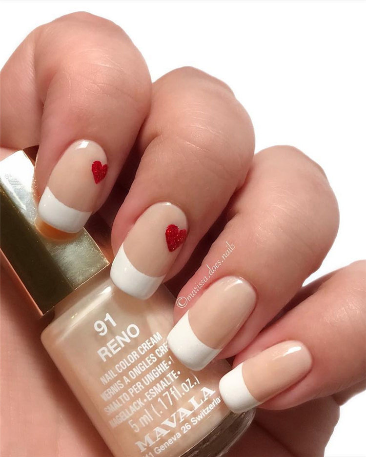 70+ French Manicure Ideas and Inspiration 2021, #FrenchManicure, #FrenchNails