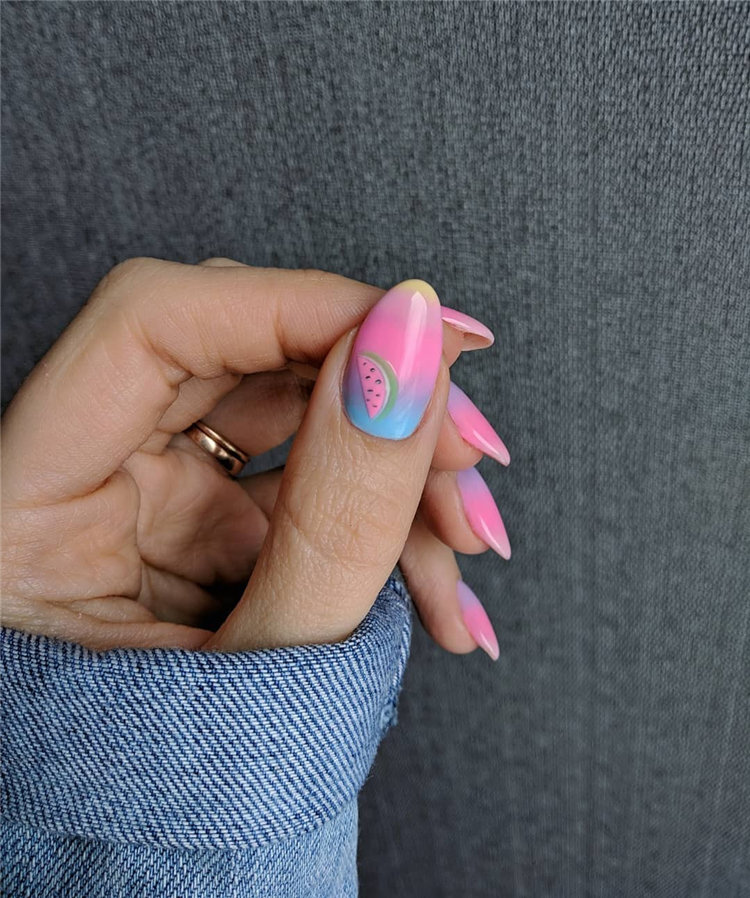 Pretty Nail Art Designs Ideas For 2021; nails; nail art; nail designs; nails acrylic; nail art design; nail colors; nail ideas; spring nails; summer nails; spring nails 2021; spring nail art; spring nail ideas; spring nails design; #nails #nailart #nailsdesign #springnails