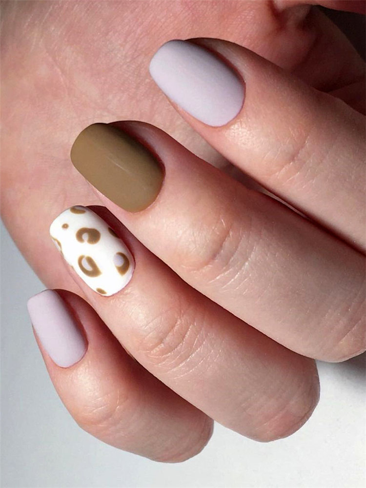 To give you some nail art inspiration, we have found 42 simple spring nail ideas. There is a mix of designs featured from flowers nails to french nails. So, take a look and find a beautiful pring nail design. #springnails #naildesigns #nails