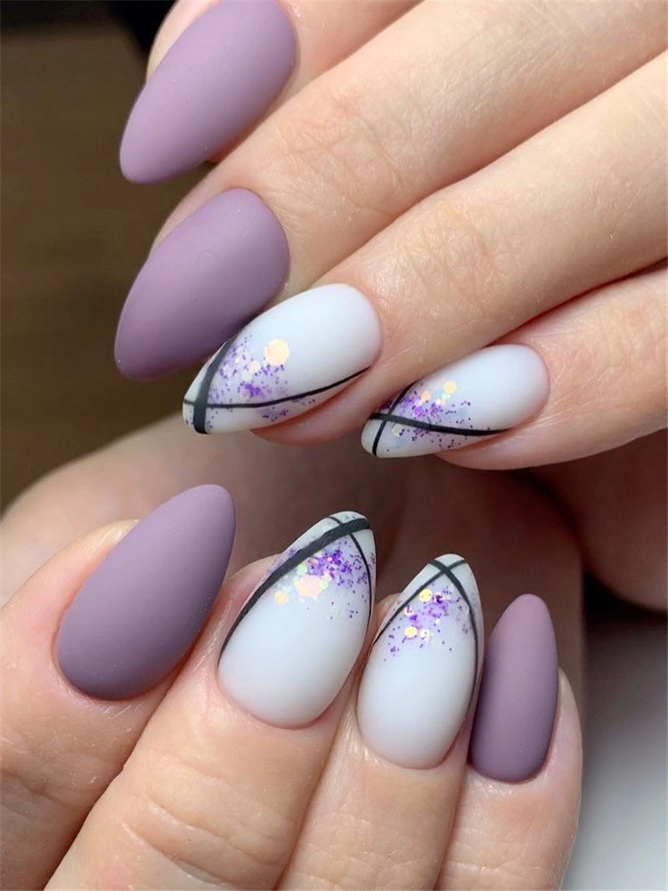 To give you some nail art inspiration, we have found 42 simple spring nail ideas. There is a mix of designs featured from flowers nails to french nails. So, take a look and find a beautiful pring nail design. #springnails #naildesigns #nails