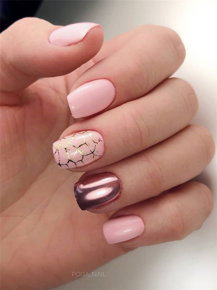 To give you some nail art inspiration, we have found 42 simple spring nail ideas. There is a mix of designs featured from flowers nails to french nails. So, take a look and find a beautiful pring nail design. #springnails #naildesigns #nails