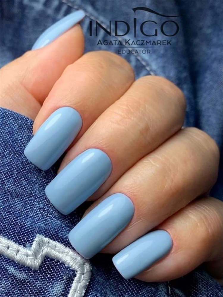 Nails 2021 trends, to give you some nail ideas, we have found 50 simple and classy nails design for women. If you want to wear a new nail shape or color, you can browse our website from time to time. #naildesigns#nailsspring #nailideas