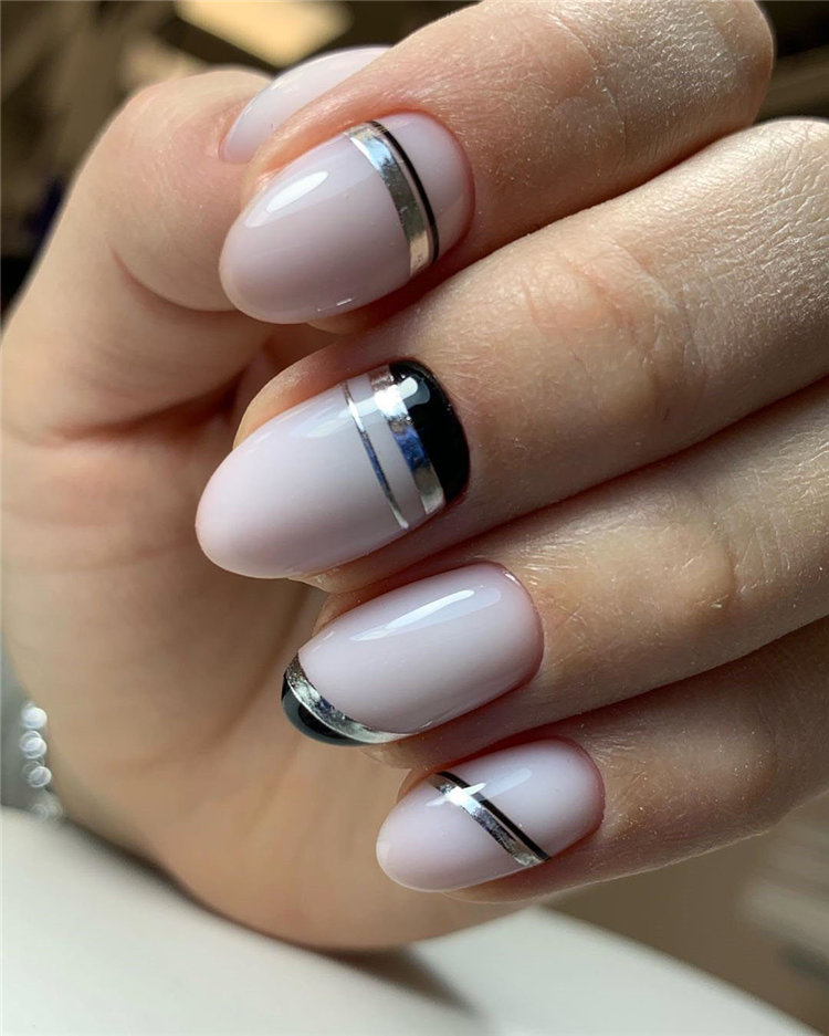 Nails 2021 trends, to give you some nail ideas, we have found 50 simple and classy nails design for women. If you want to wear a new nail shape or color, you can browse our website from time to time. #naildesigns#nailsspring #nailideas