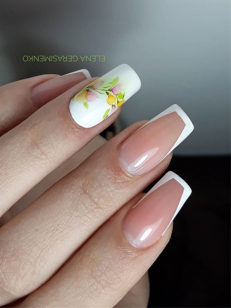 Nails 2021 trends, to give you some nail ideas, we have found 50 simple and classy nails design for women. If you want to wear a new nail shape or color, you can browse our website from time to time. #naildesigns#nailsspring #nailideas