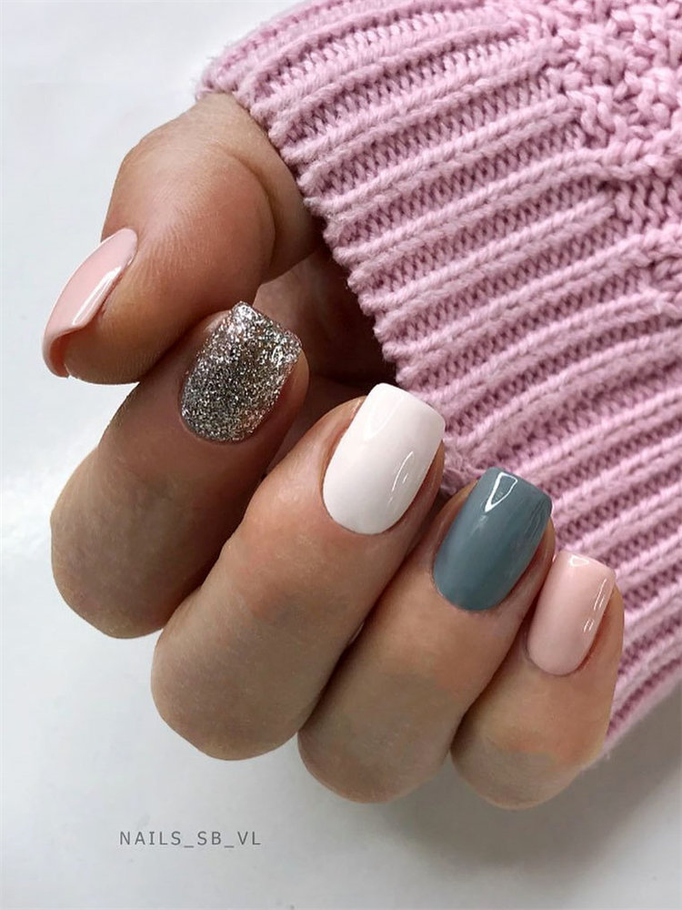 Nails 2021 trends, to give you some nail ideas, we have found 50 simple and classy nails design for women. If you want to wear a new nail shape or color, you can browse our website from time to time. #naildesigns#nailsspring #nailideas