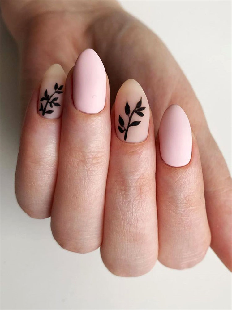 Nails 2021 trends, to give you some nail ideas, we have found 50 simple and classy nails design for women. If you want to wear a new nail shape or color, you can browse our website from time to time. #naildesigns#nailsspring #nailideas