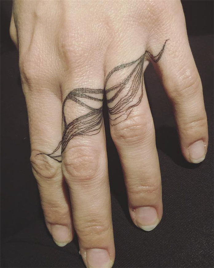 Trendy Finger Tattoo Designs Inspirations 2021, #FingerTattoos, #TattooDesigns