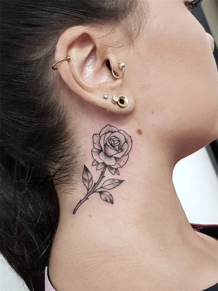 small tattoos- Small Simple Rose Tattoo Design - Tattoo Insider