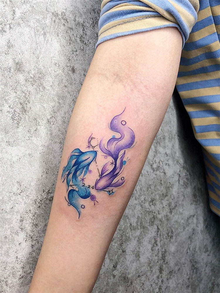 Watercolor tattoo ideas for women, include flower tattoo, butterfly tattoos, and lavender tattoo design and more. If you want to try watercolor tattoos, you can browse our website from time to time. #watercolortattoo #tattooideas #tattoodesigns