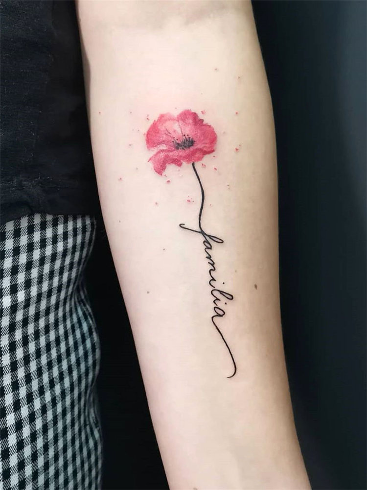 30 Gorgeous Watercolor Tattoos Ideas for Women