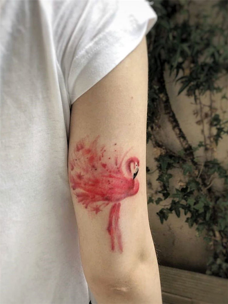 Watercolor tattoo ideas for women, include flower tattoo, butterfly tattoos, and lavender tattoo design and more. If you want to try watercolor tattoos, you can browse our website from time to time. #watercolortattoo #tattooideas #tattoodesigns