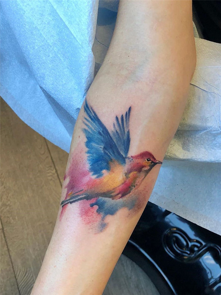 30 Gorgeous Watercolor Tattoos Ideas for Women